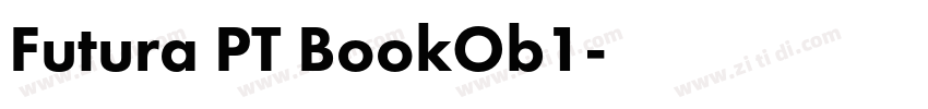 Futura PT BookOb1字体转换 Futura PT BookOb1字体转换